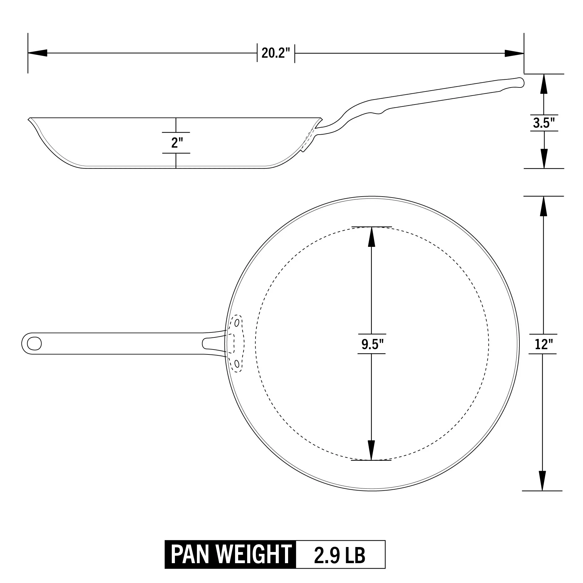 Eater x Heritage Steel 12" Fry Pan - Image 5