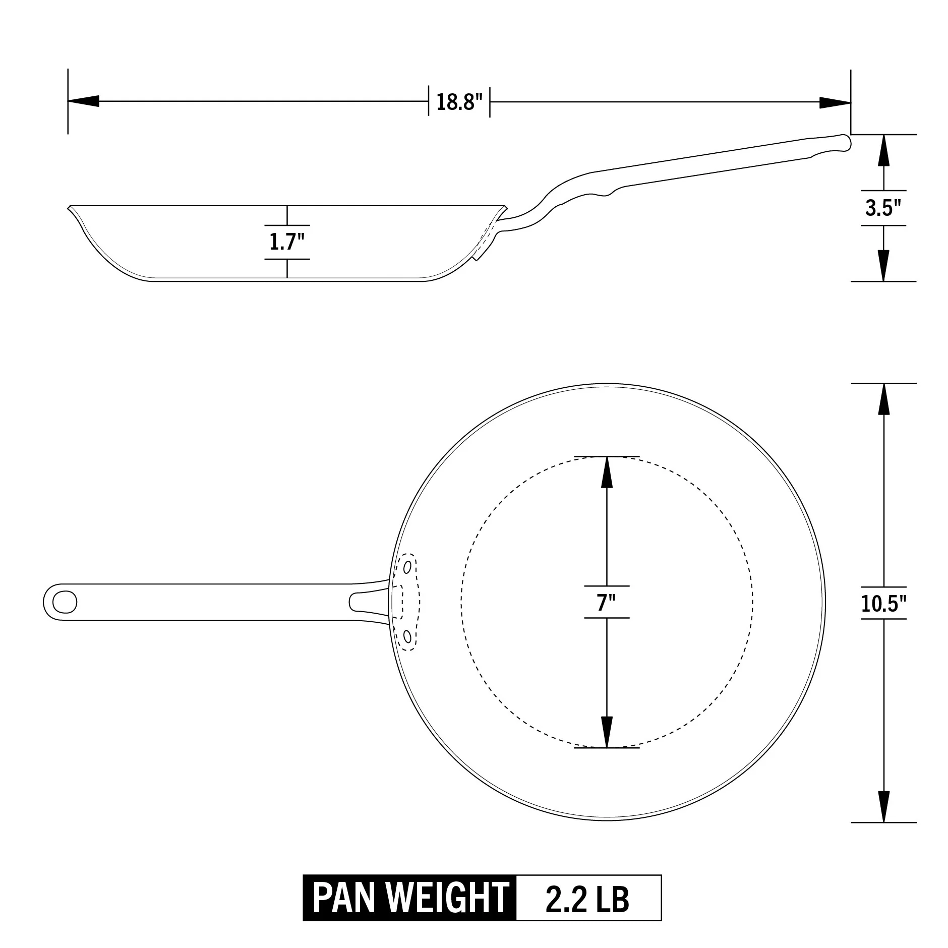 Eater x Heritage Steel 10.5" Fry Pan - Image 5