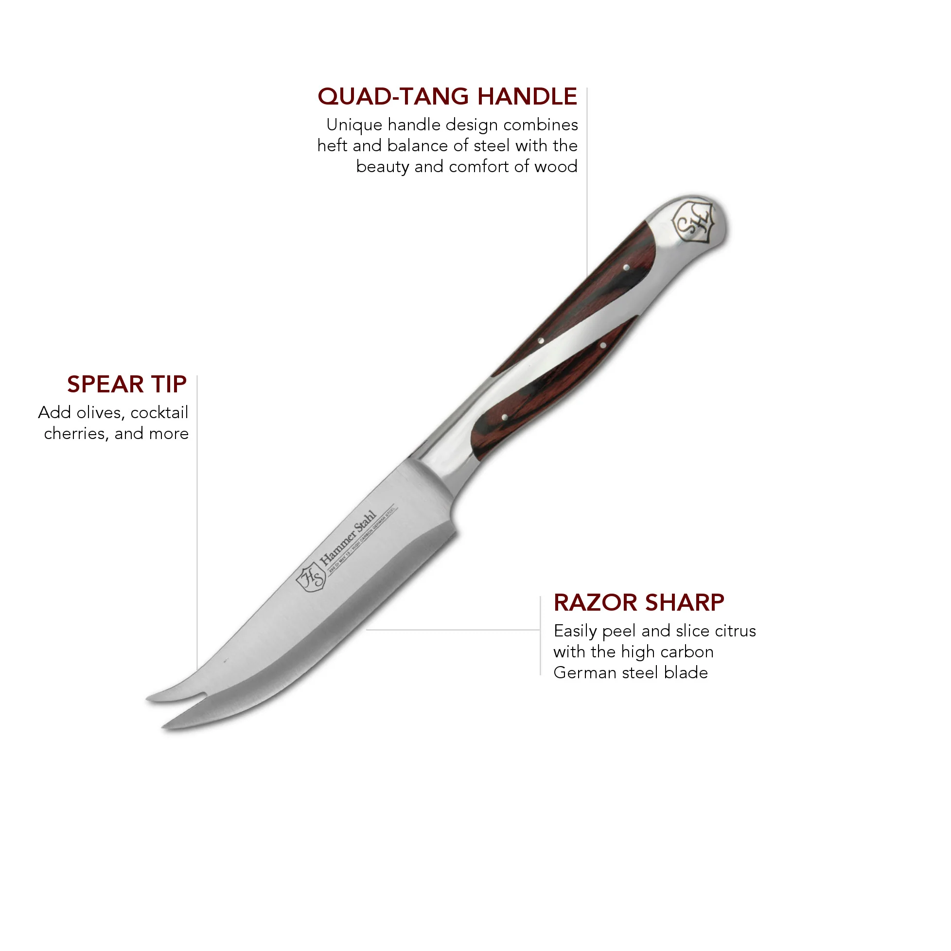 Hammer Stahl 5" Bar Knife - Image 3