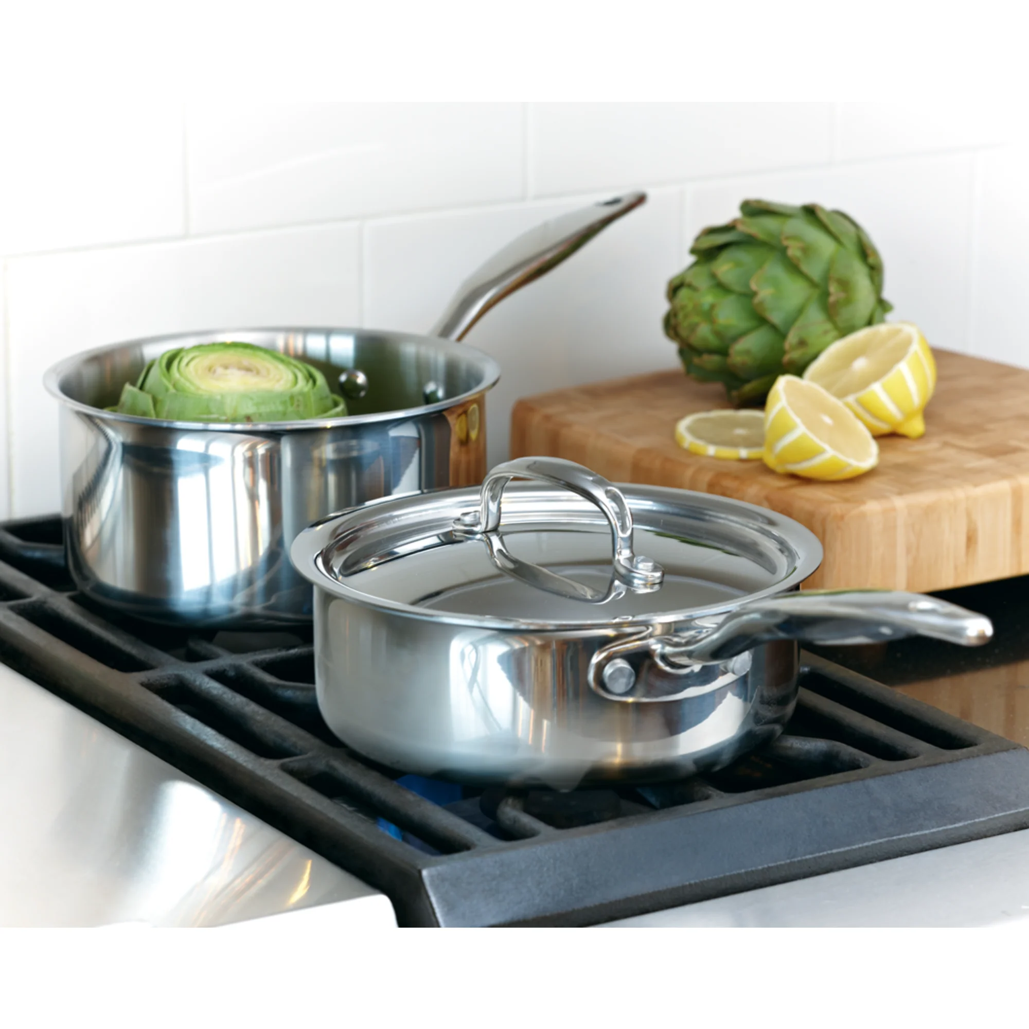 Titanium Series 2 Quart Saucepan with Lid - Image 3