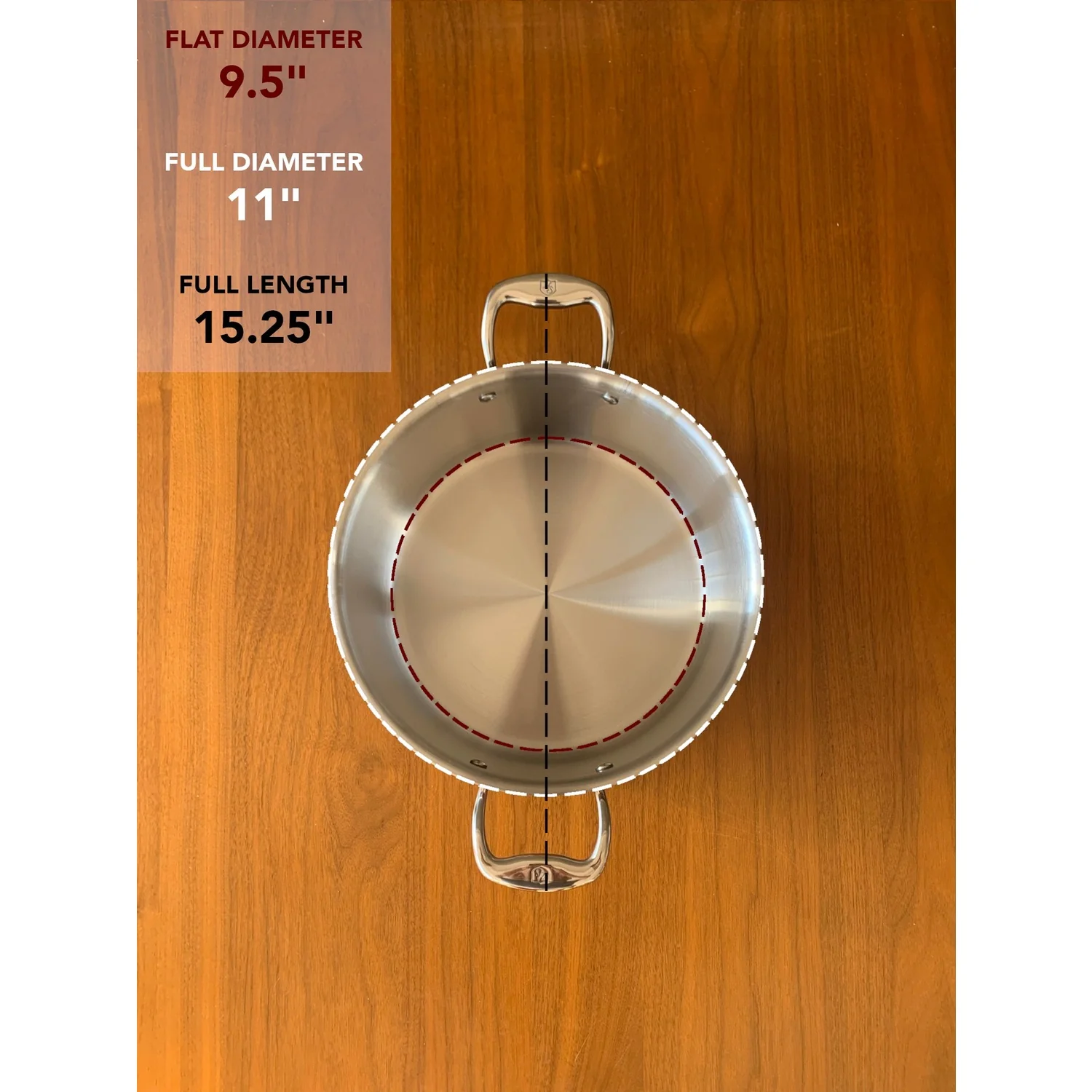 Titanium Series 6 Quart Rondeau with Lid - Image 3